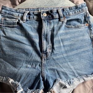 AE Stretch Denim Mom Shorts